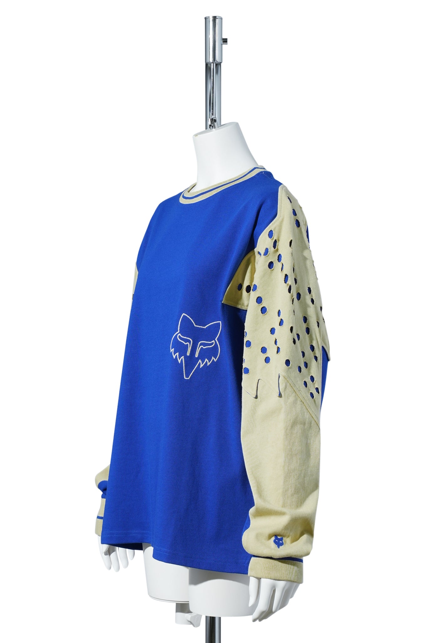 FOX KK PERFORATED LS TEE / BBRY