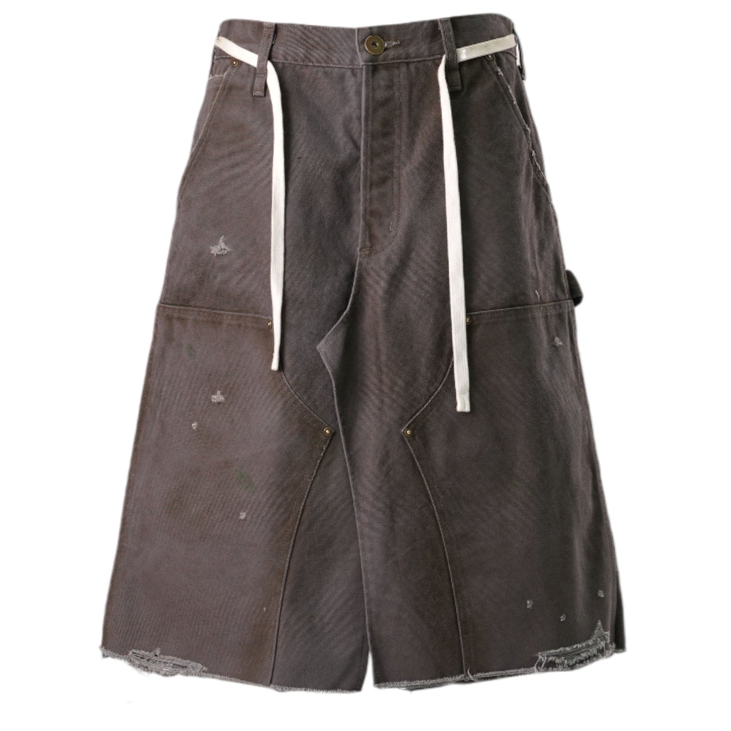 BORO DUCK RAP SKIRT / GRAY