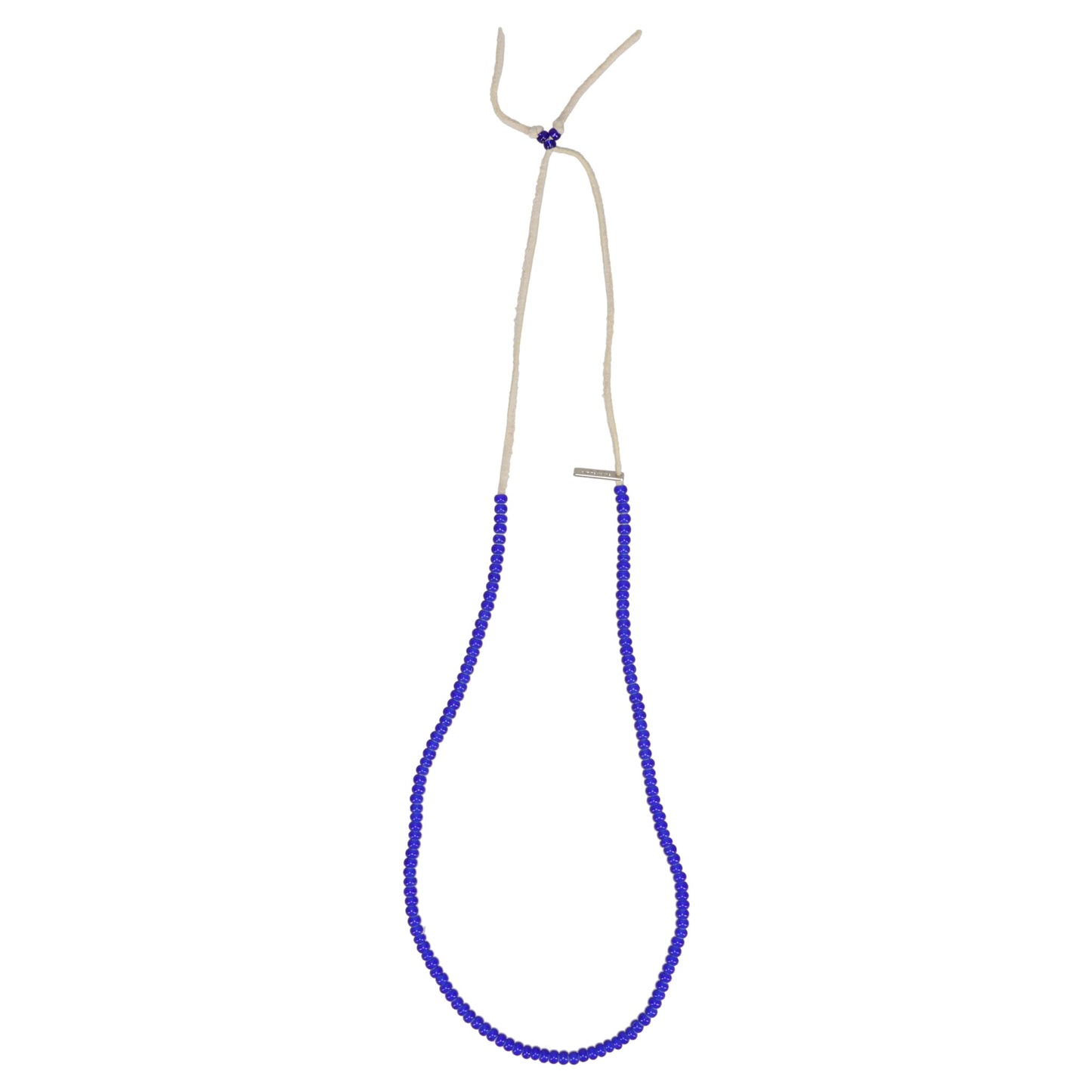 GLASS BEADED NECKLACE / BLUE