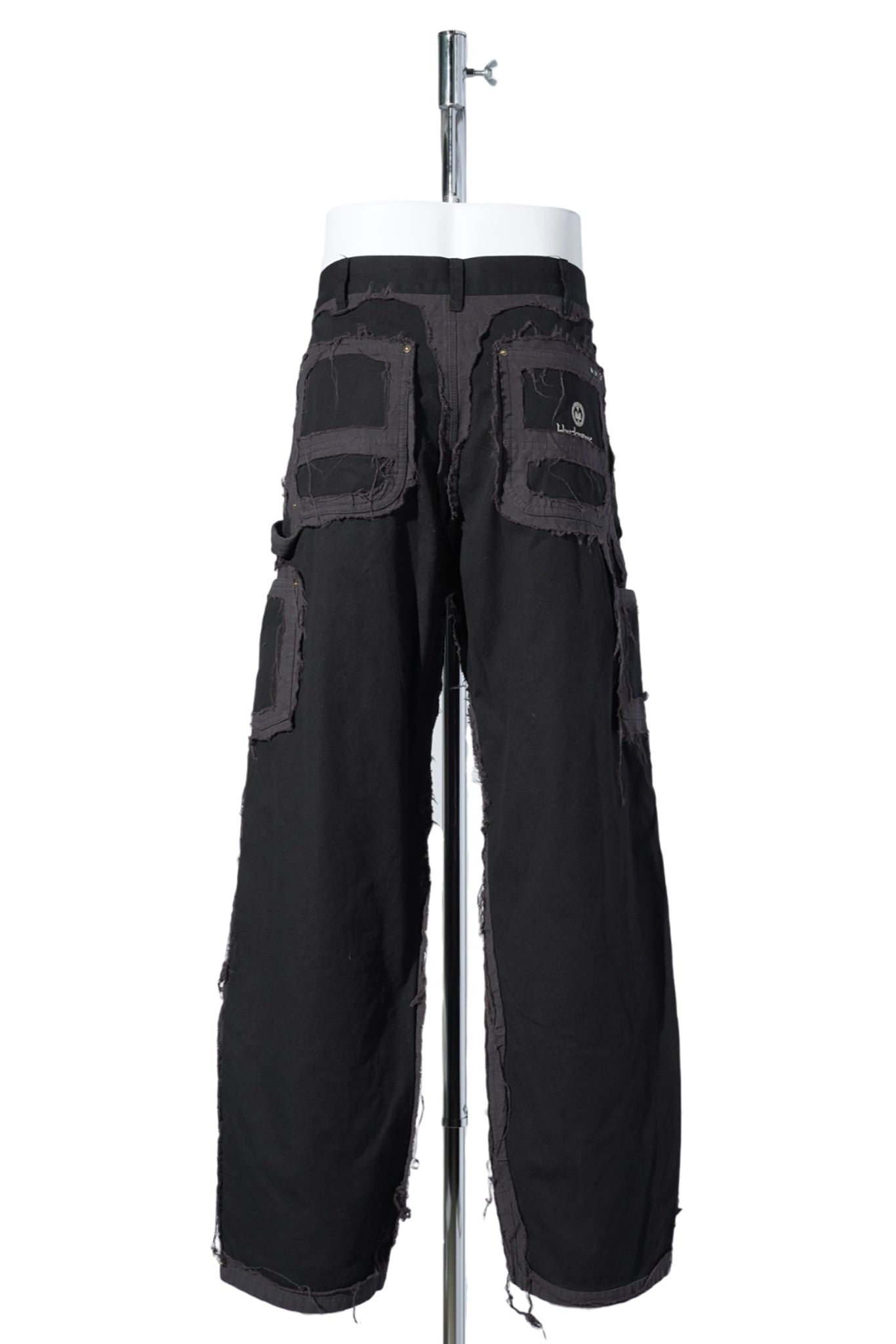 KAMIYA x blackmeans DECONSTRUCTED PAINTER PANTS / BLACK