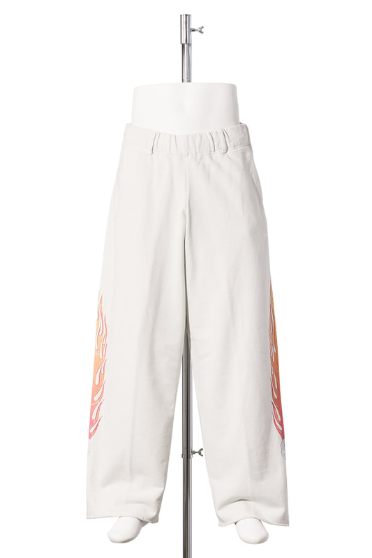 SKULL FLAME SWTPT / WHITE