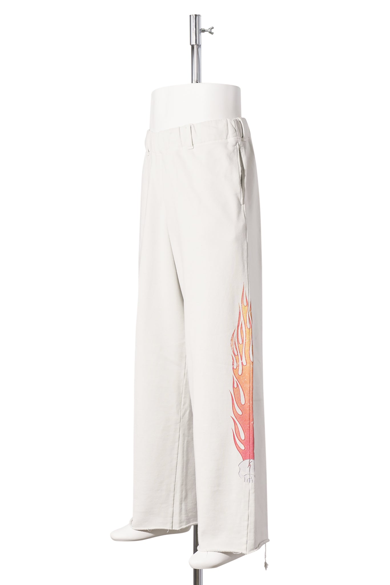 SKULL FLAME SWTPT / WHITE