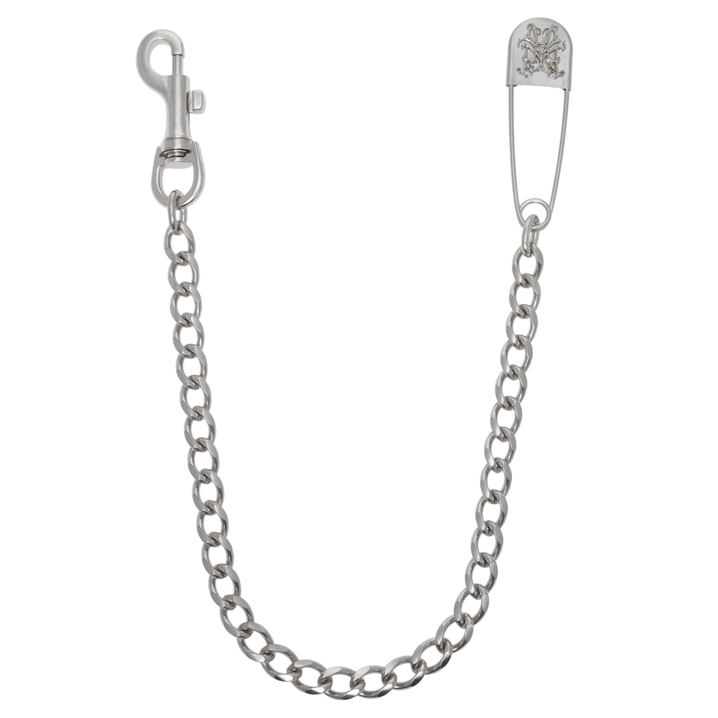 “KMY” WALLET CHAIN / SILVER