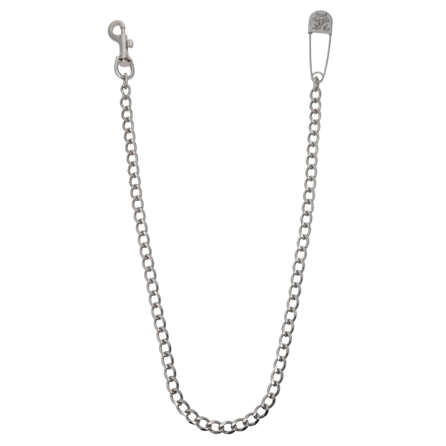 “KMY” LONG WALLET CHAIN / SILVER