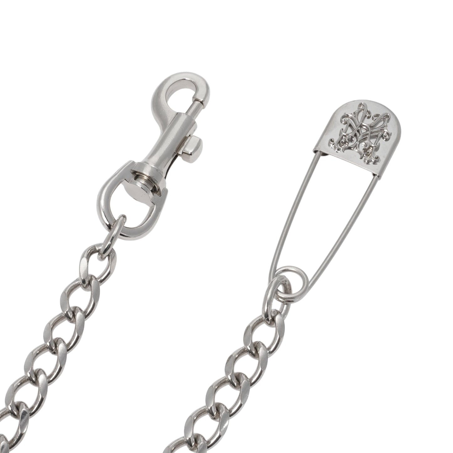 “KMY” LONG WALLET CHAIN / SILVER