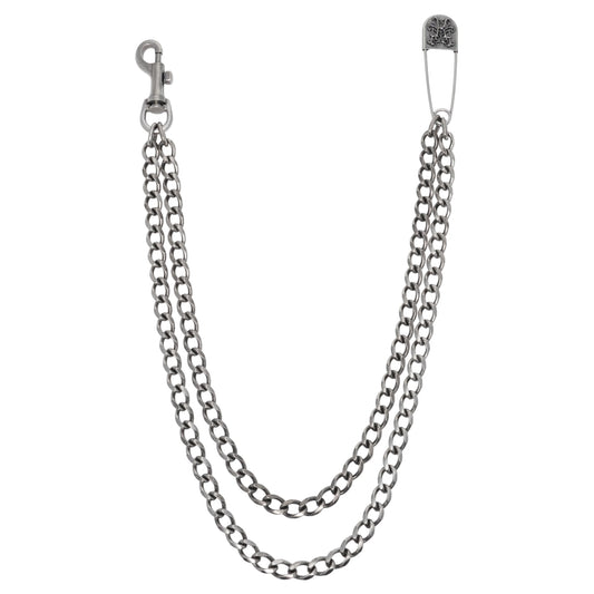 KMY DOUBLE WALLET CHAIN / BLACK