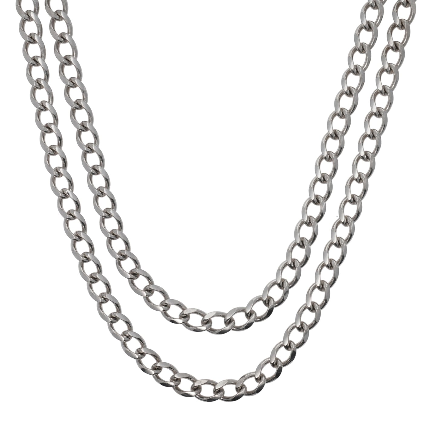 KMY DOUBLE WALLET CHAIN / SILVER