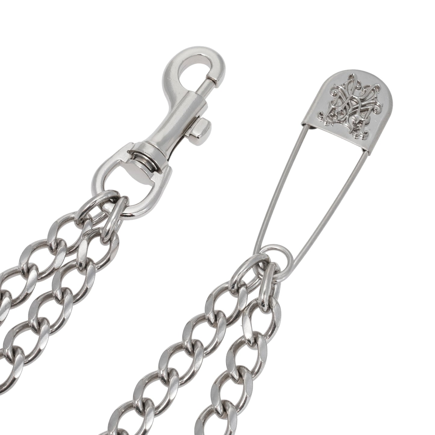 KMY DOUBLE WALLET CHAIN / SILVER