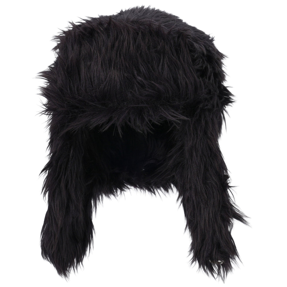 KAMIYA × CA4LA FAUX FUR TRAPPER HAT / BLACK