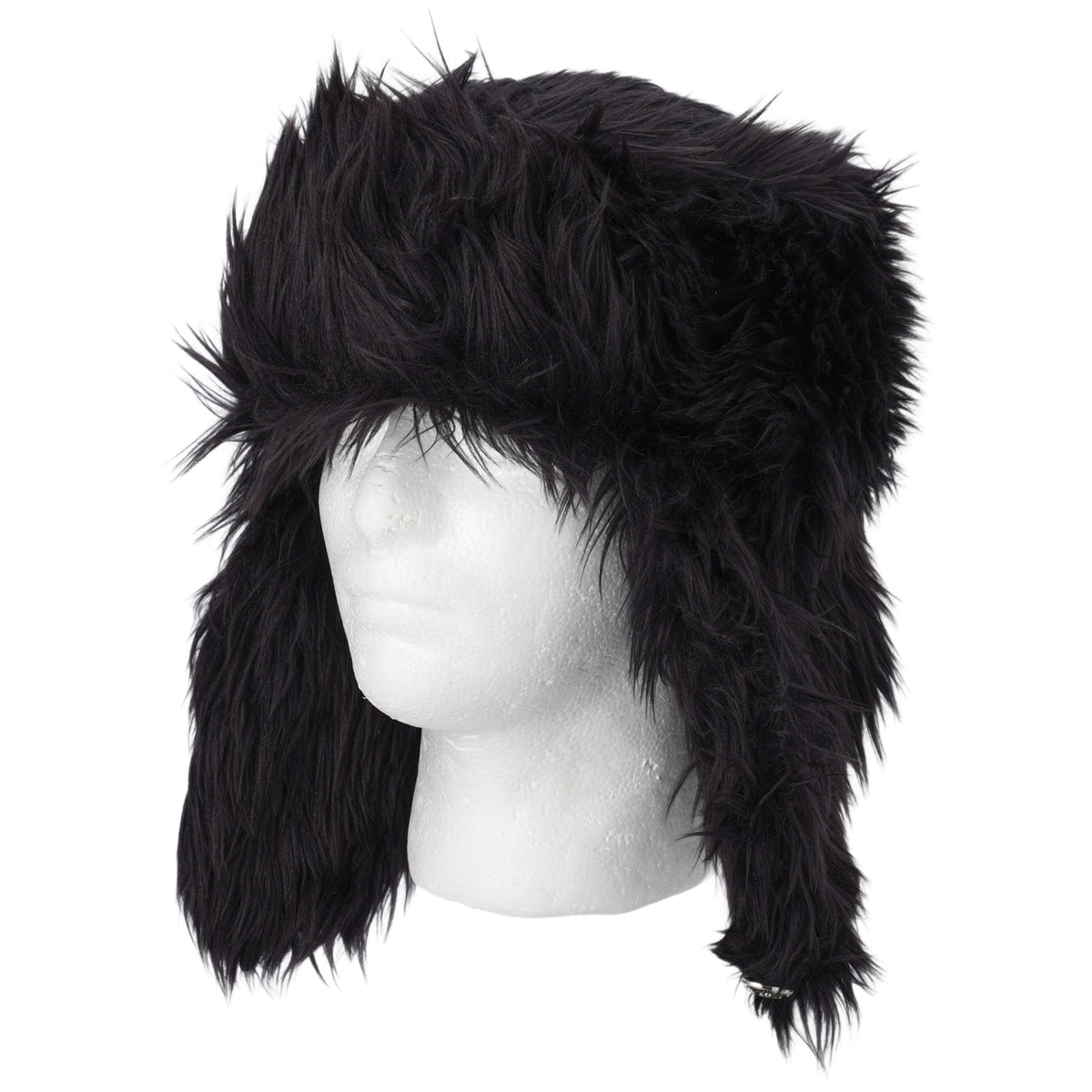 KAMIYA × CA4LA FAUX FUR TRAPPER HAT / BLACK