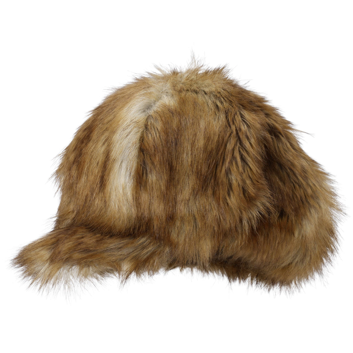 KAMIYA × CA4LA FAUX FUR NEWSBOY CAP / BROWN
