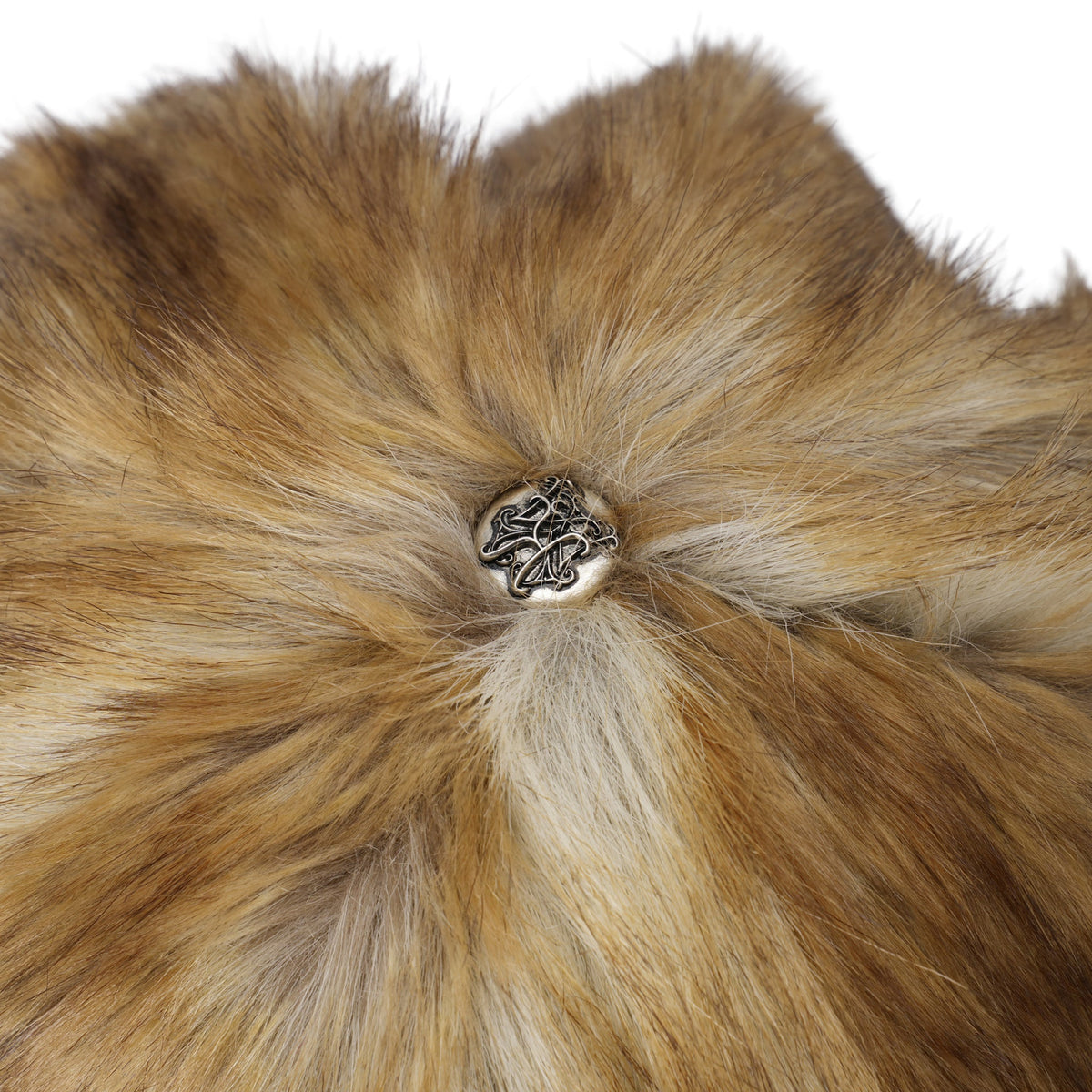 KAMIYA × CA4LA FAUX FUR NEWSBOY CAP / BROWN