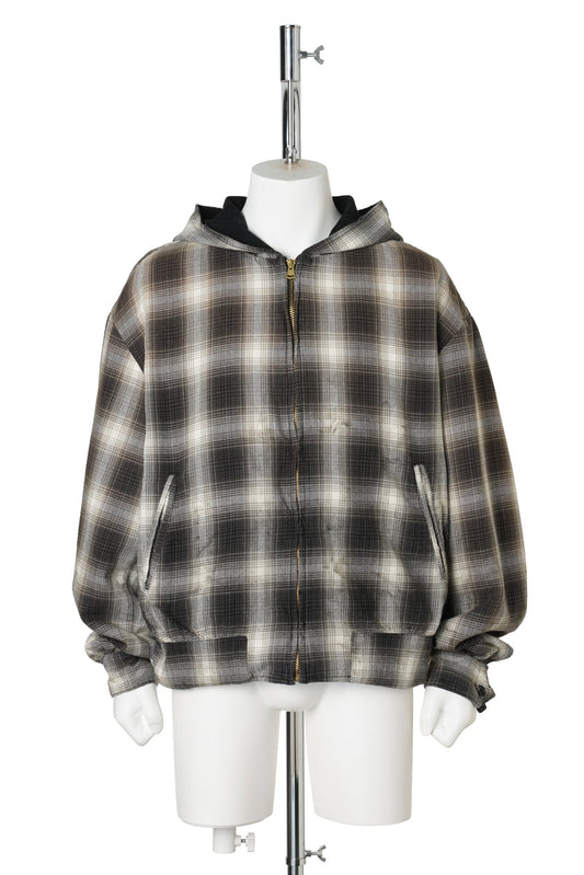 OG CHECK SUN-FADED BLOUSON / BLACK