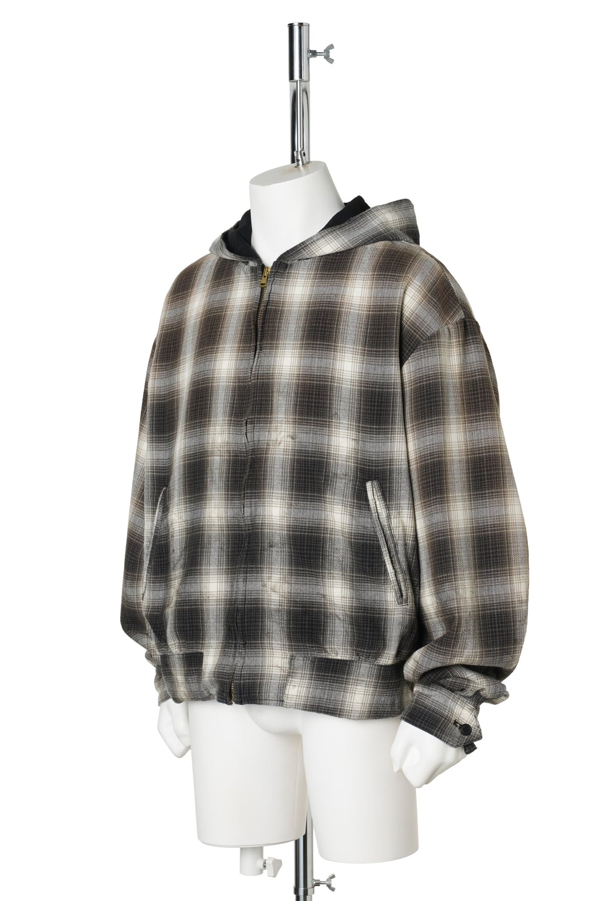 OG CHECK SUN-FADED BLOUSON / BLACK