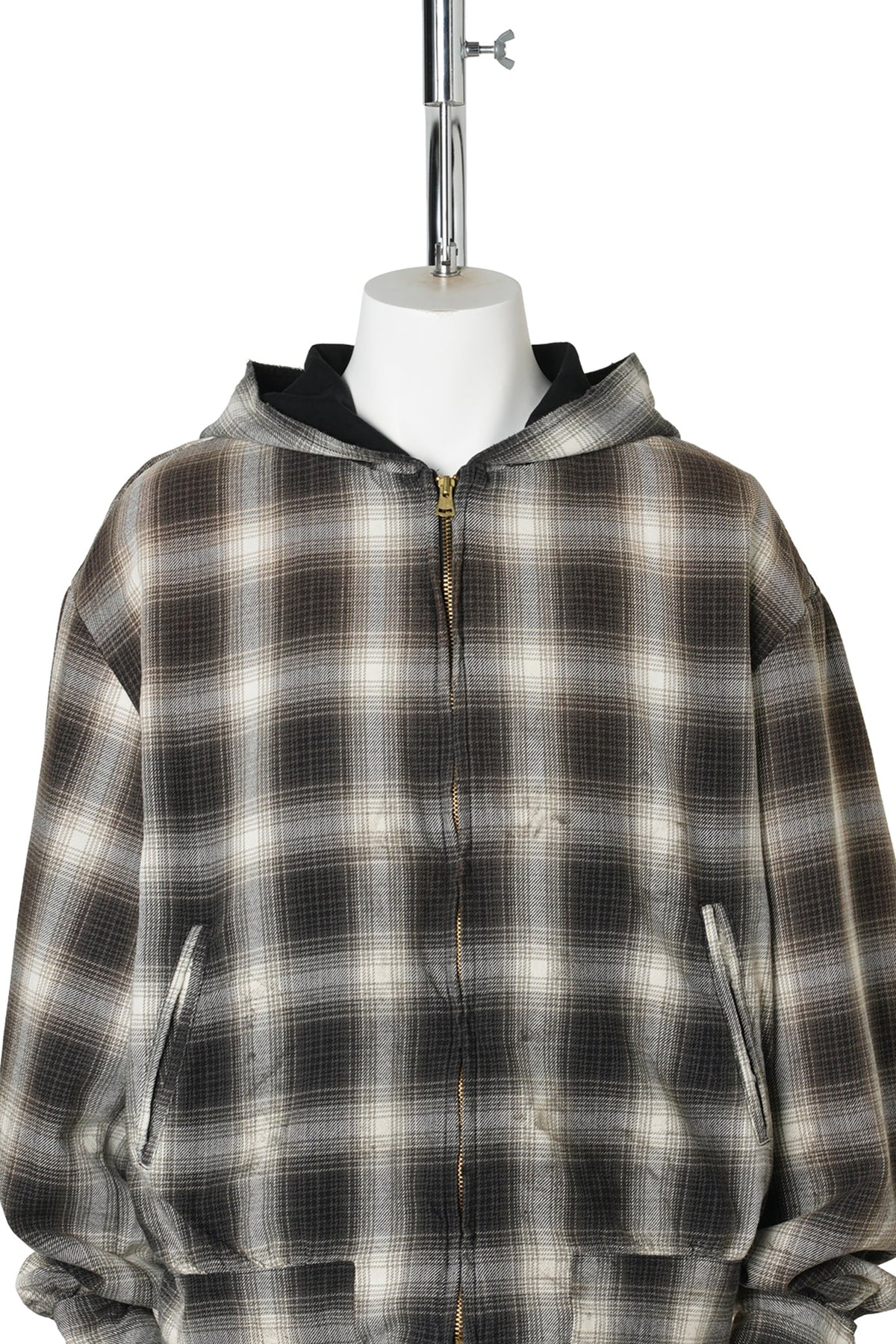 OG CHECK SUN-FADED BLOUSON / BLACK