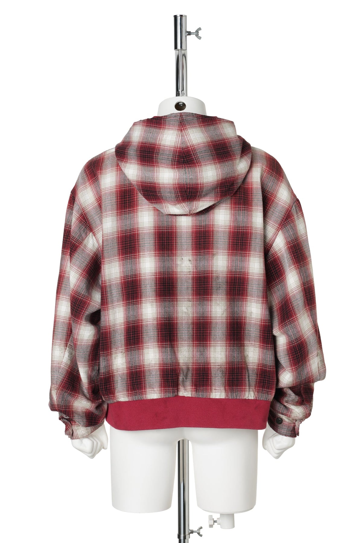 OG CHECK SUN-FADED BLOUSON / RED