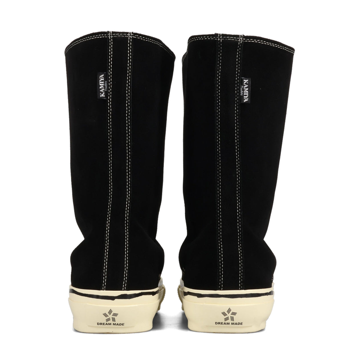JOEY AGED-SOLE SUEDE VULCANIZED LONG SNEAKER / 018:BLACK