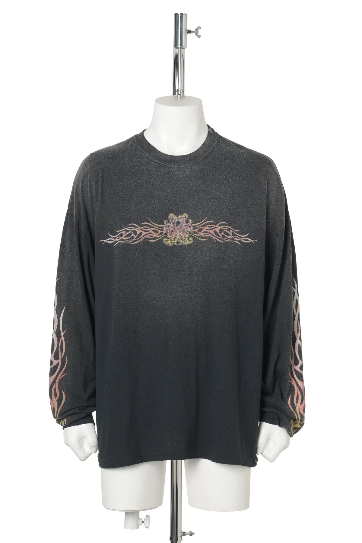 FLAME KMY L/S TEE / BLACK