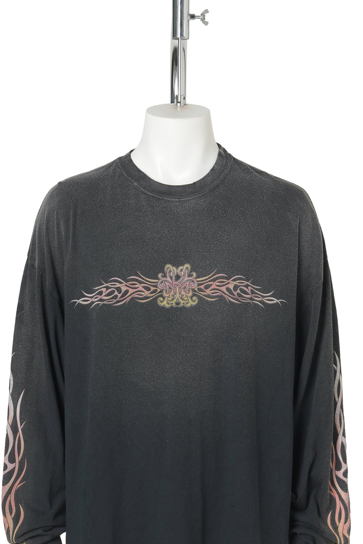 FLAME KMY L/S TEE / BLACK