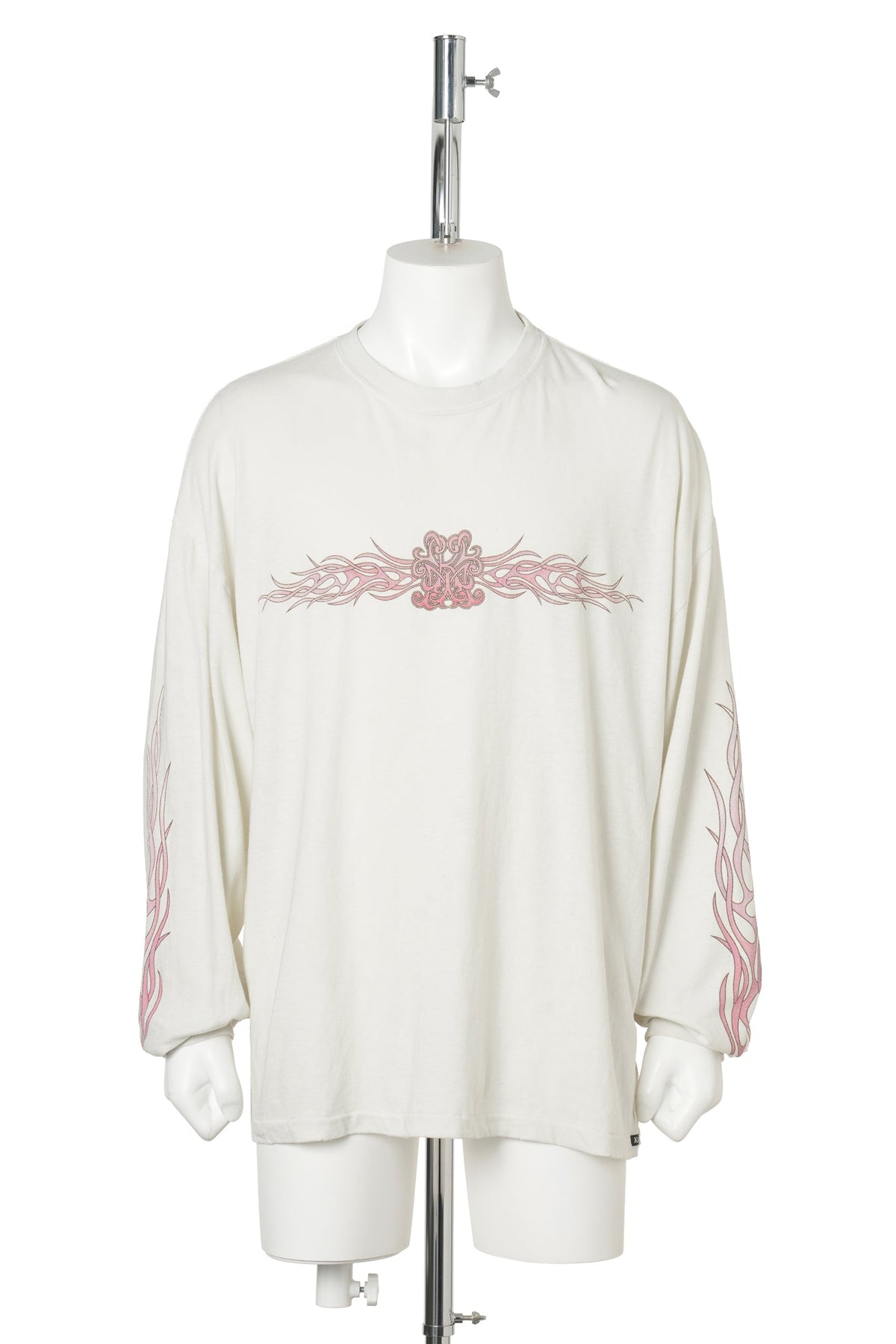 FLAME KMY L/S TEE / WHITE
