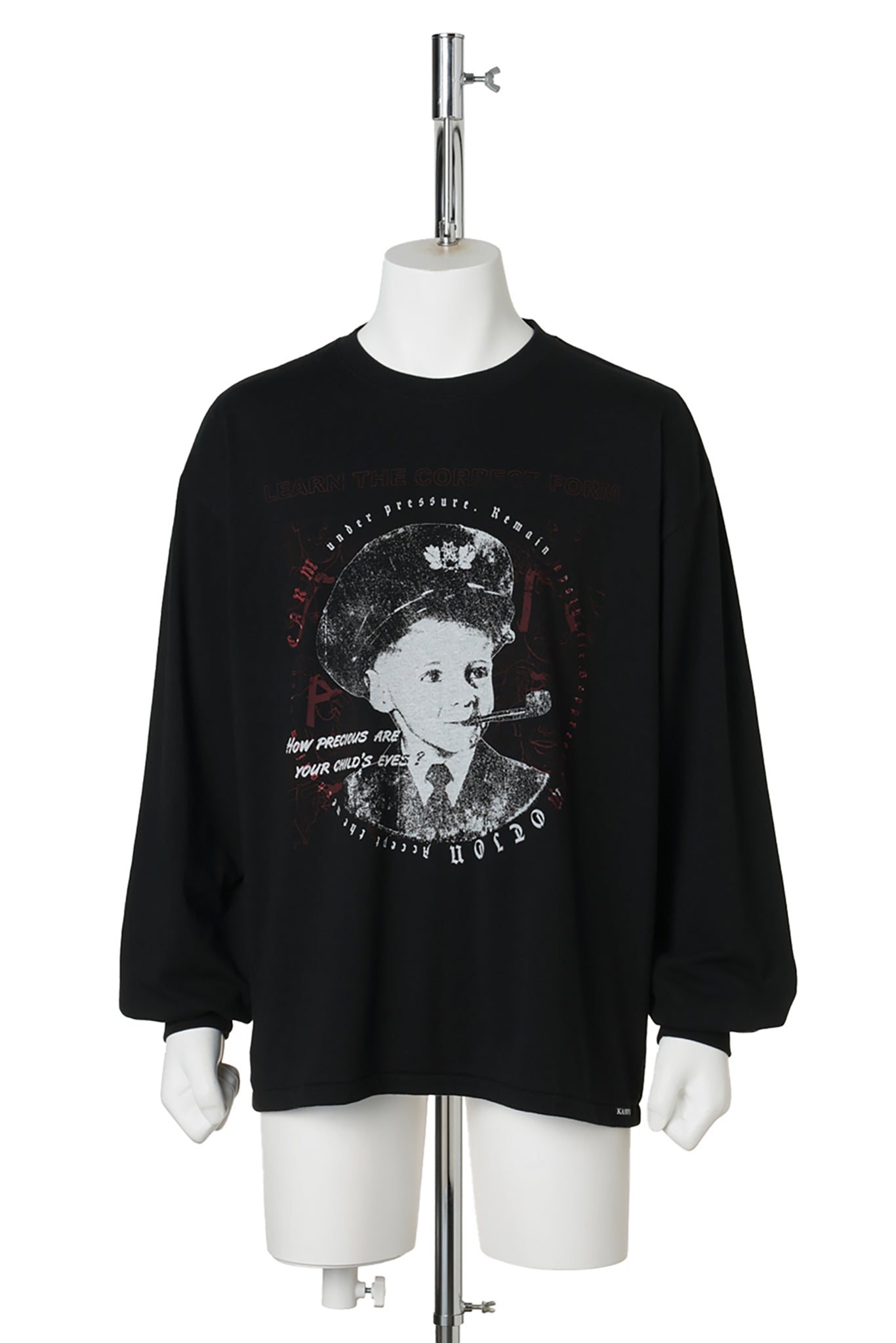 LEARN THE CORRECT FORML/S TEE T/C / BLACK