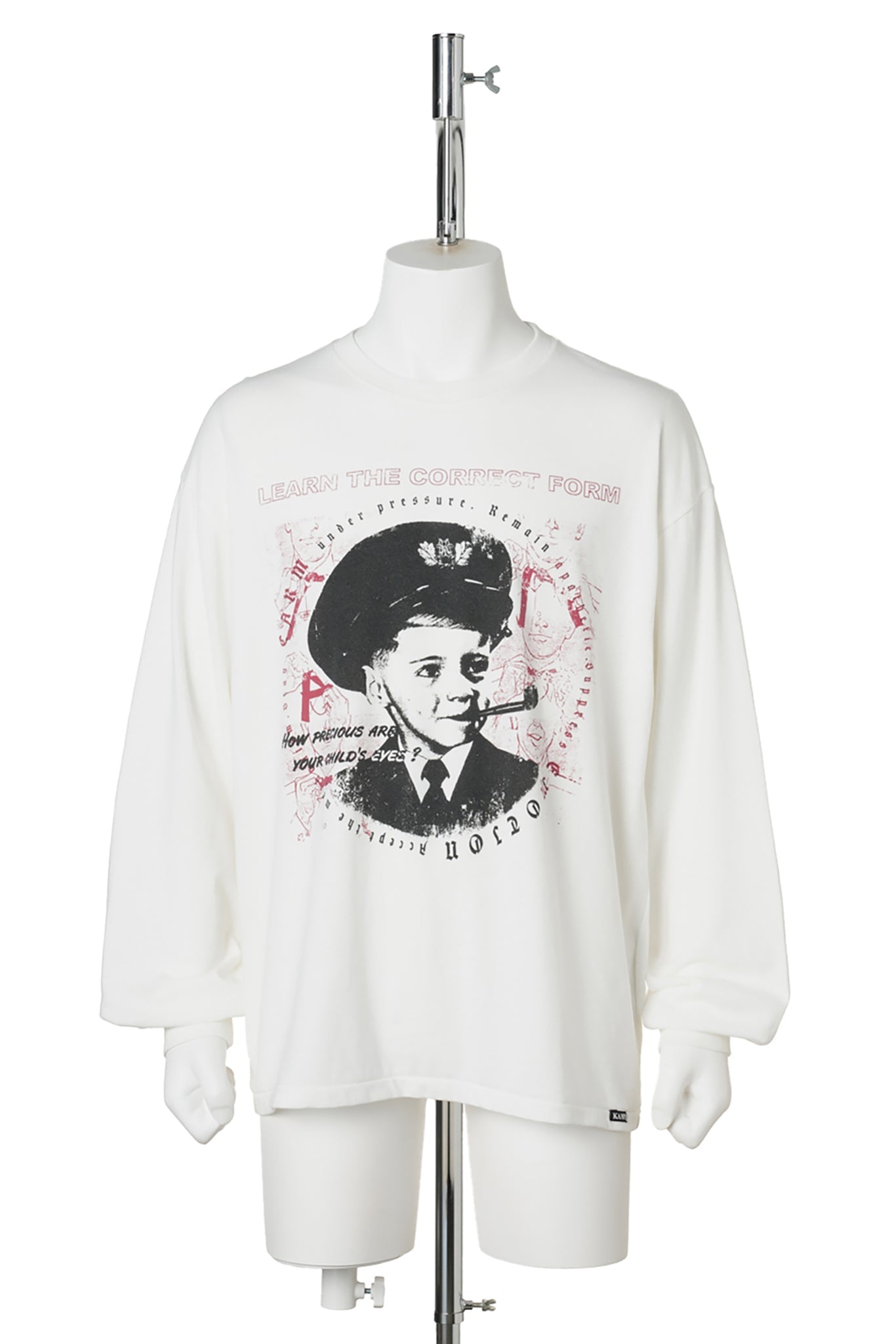 LEARN THE CORRECT FORML/S TEE T/C / WHITE