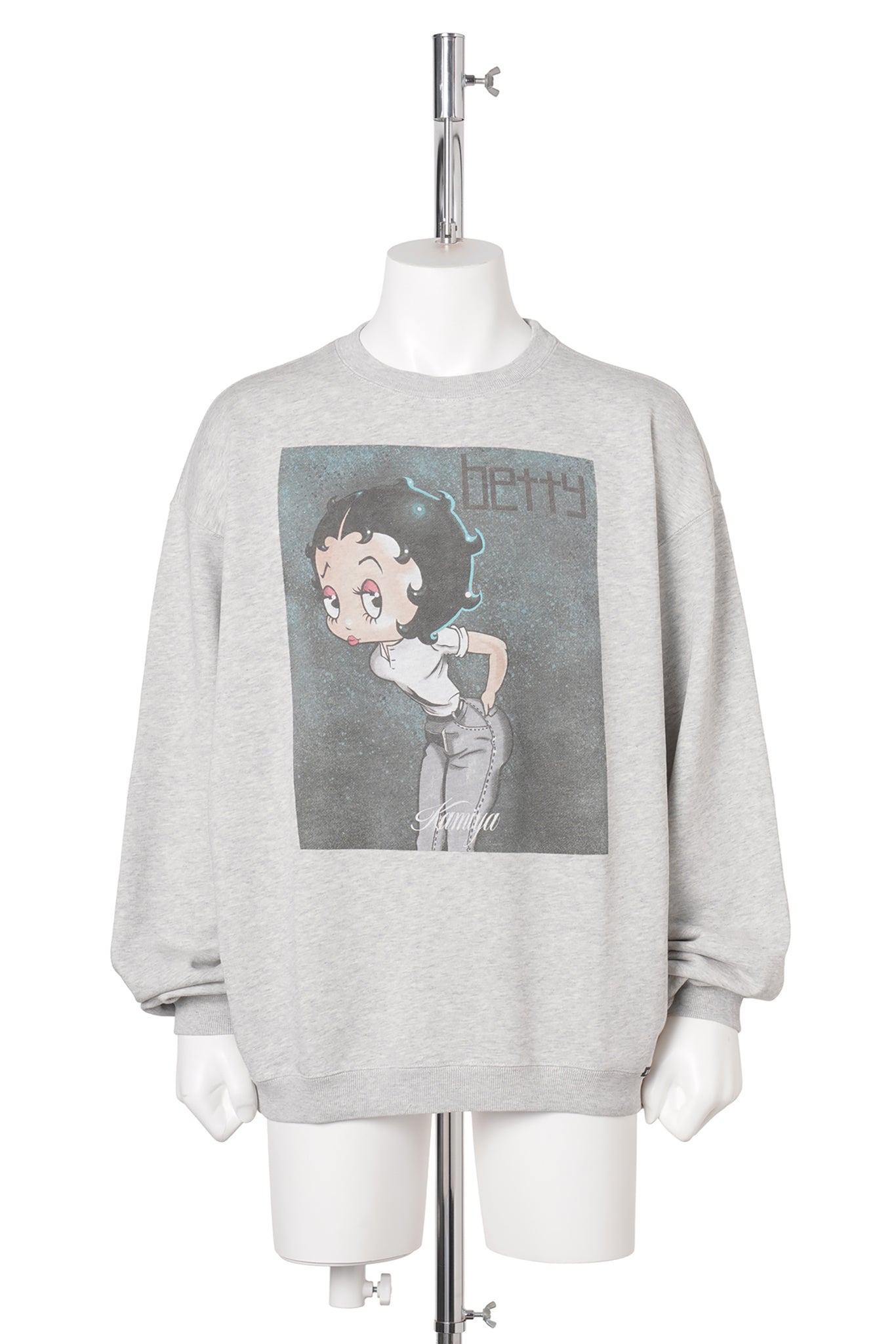 I’m coming out Betty Boop™ Sweat Pullover / GRAY