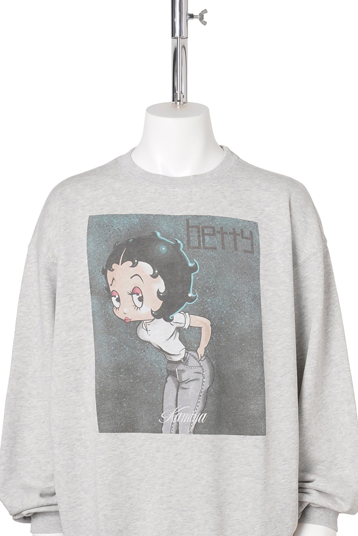 I’m coming out Betty Boop™ Sweat Pullover / GRAY