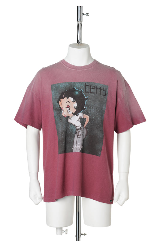 BETTY BOOP TEE / WINE