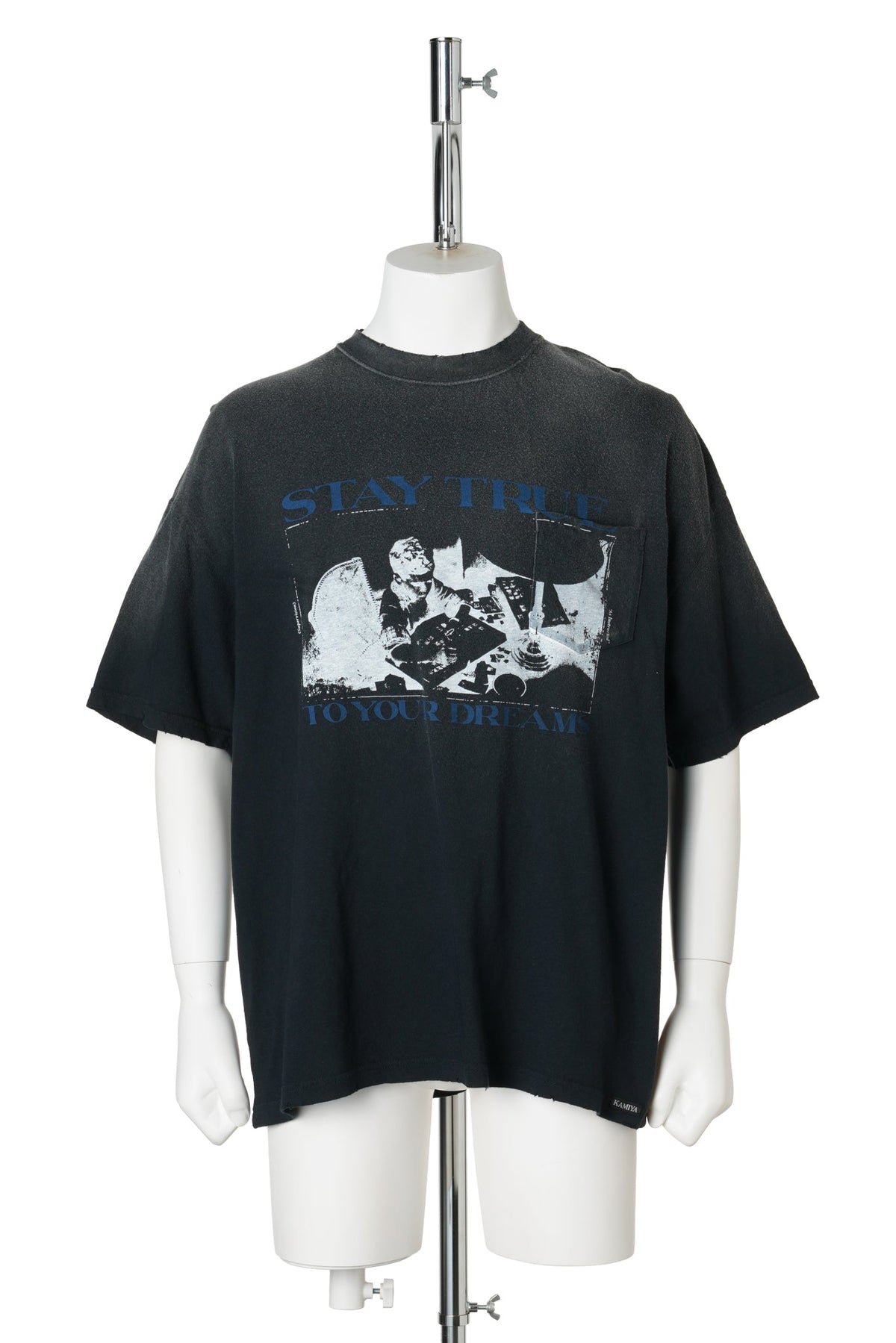 STAY TRUE TO YOUR DREAM POCKET TEE / BLACK
