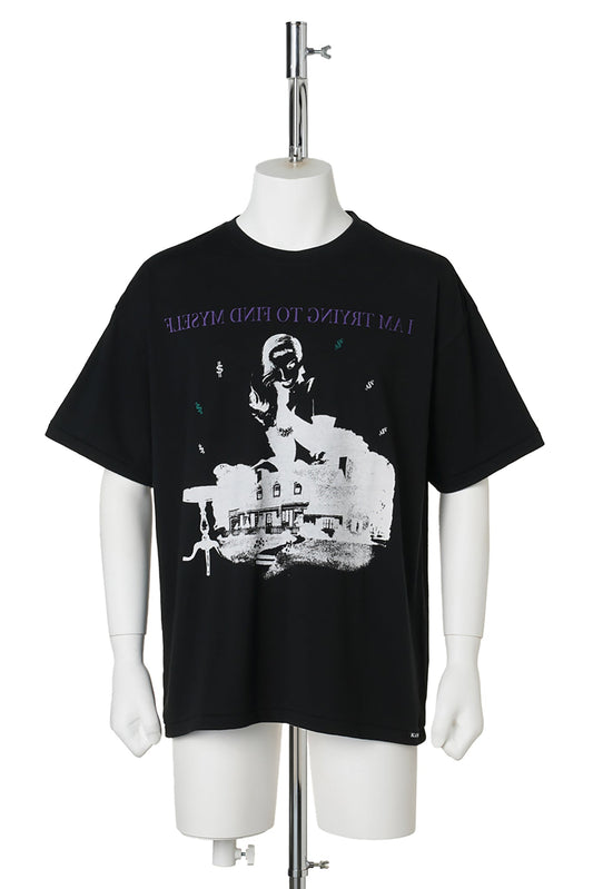 I AM TRYING TO FIND MYSELFTEE T/C / BLACK