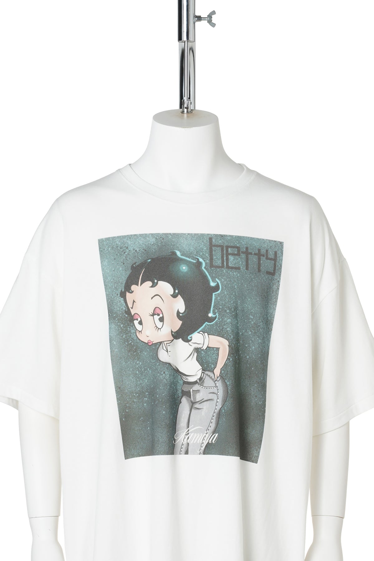 I’M COMING OUT BETTY BOOP TEE T/C / WHITE
