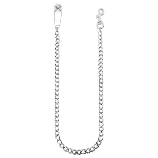 “KMY” LONG WALLET CHAIN / SILVER