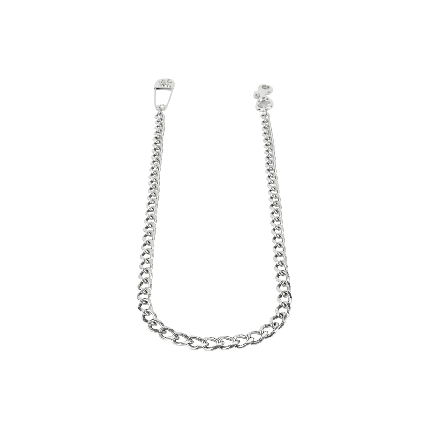 “KMY” LONG WALLET CHAIN / SILVER