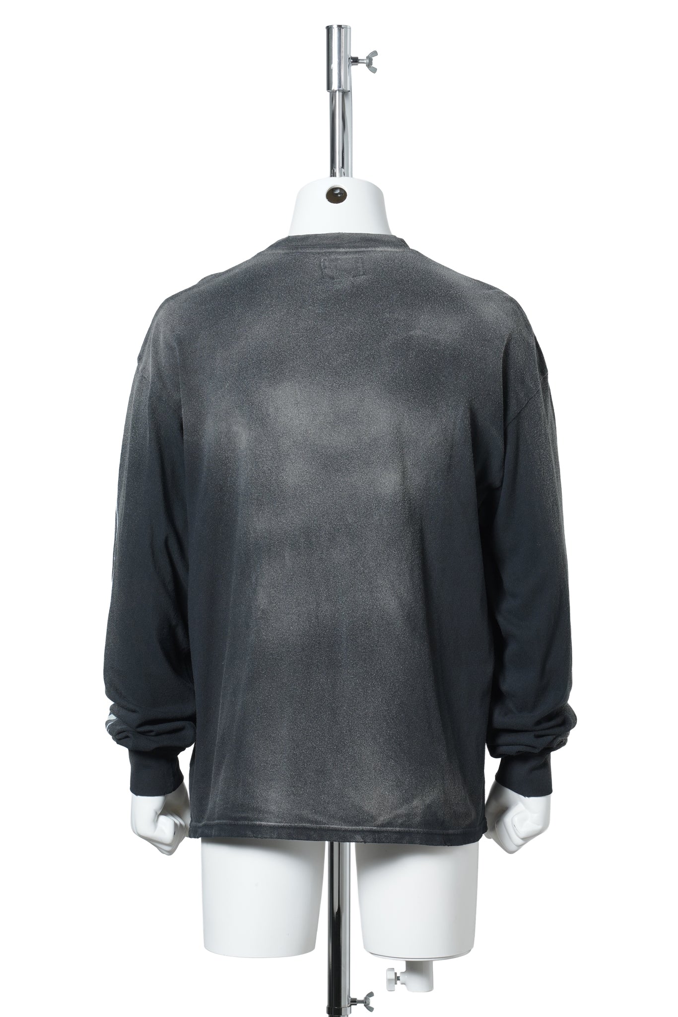 “ROSE-KMY” L/S POCKET TEE / BLACK