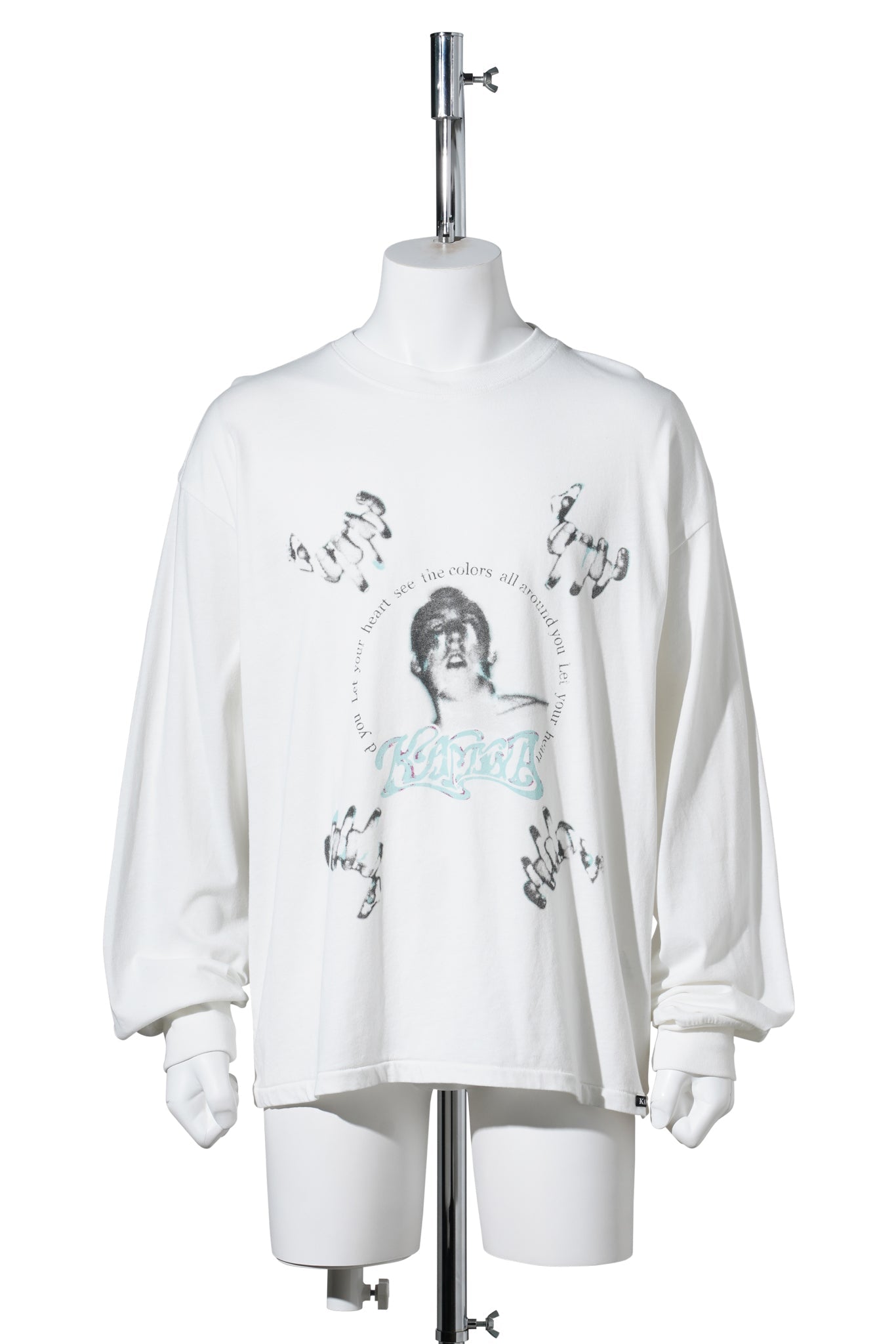 “JEALOUSY BOY” L/S TEE T/C / WHITE