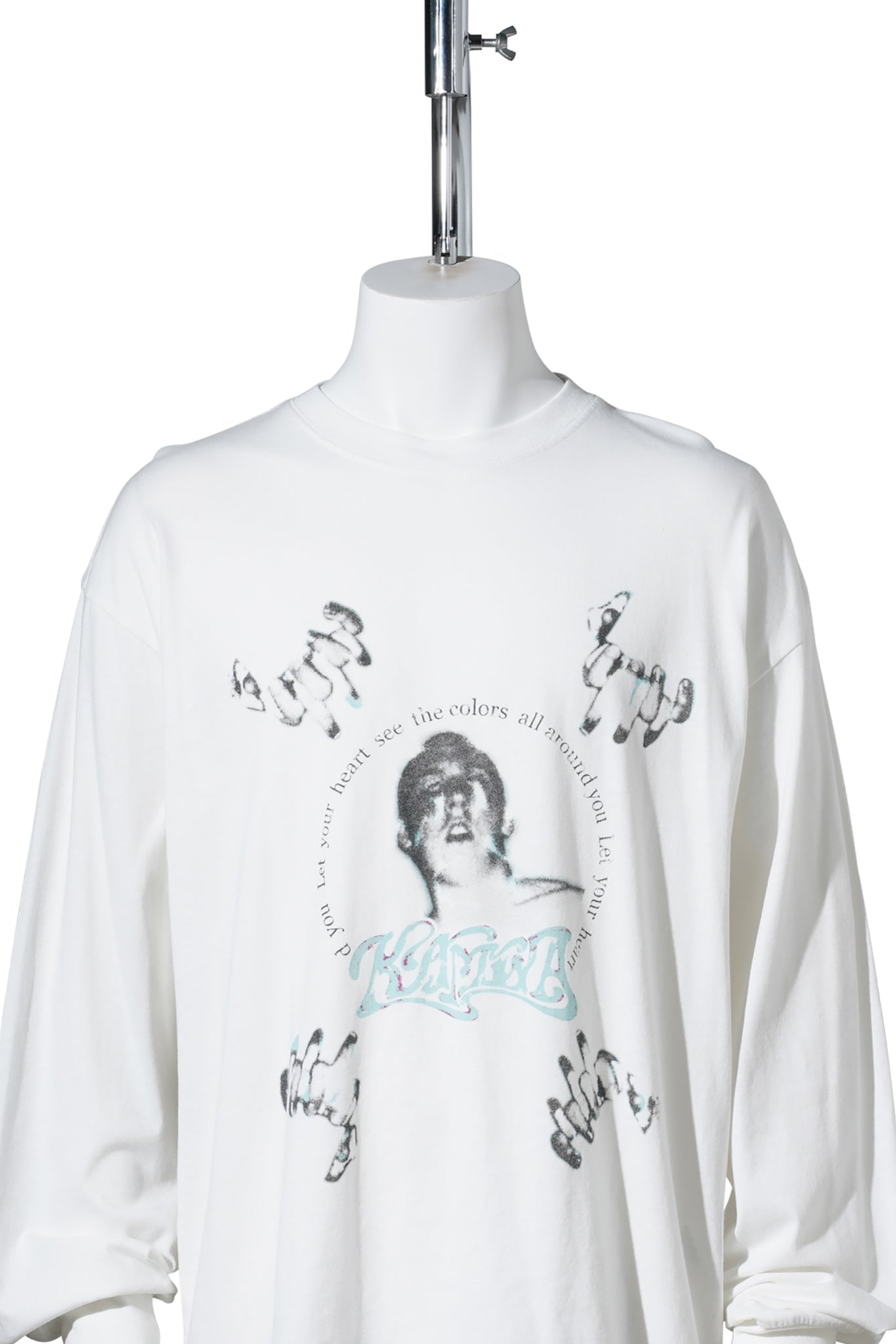 “JEALOUSY BOY” L/S TEE T/C / WHITE