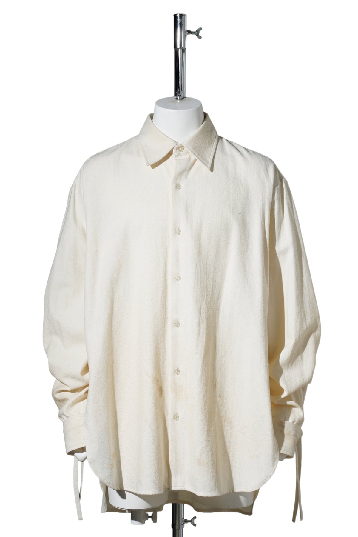 ASH FADE DRAWSTRING CUFF SHIRT / IVORY – GR8