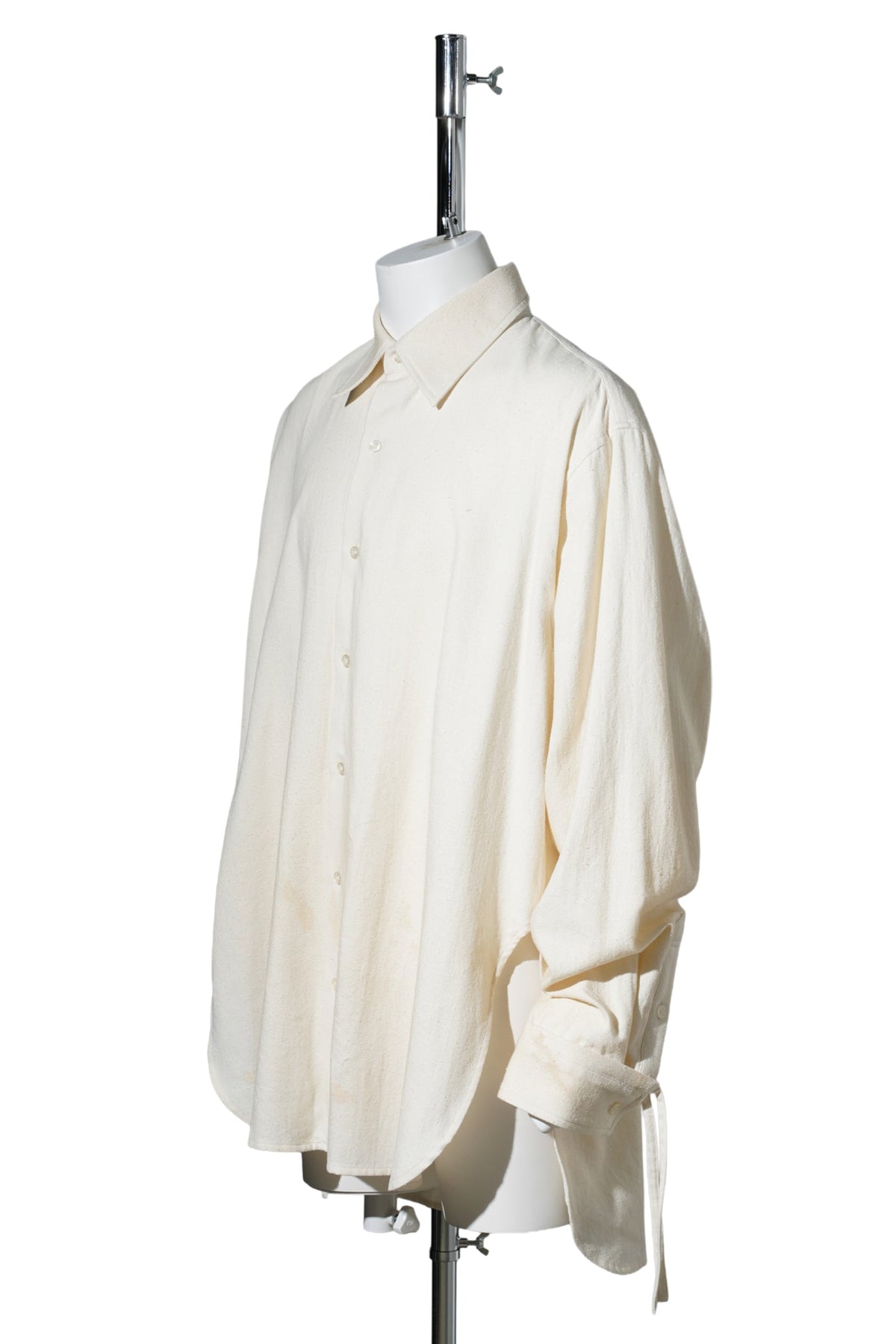 ASH FADE DRAWSTRING CUFF SHIRT / IVORY – GR8