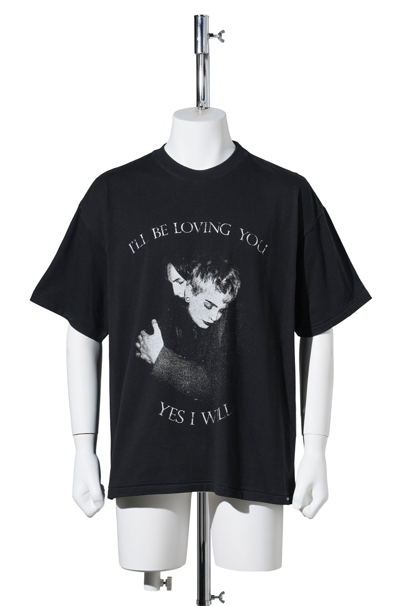 “LOVING” TEE T/C / BLACK