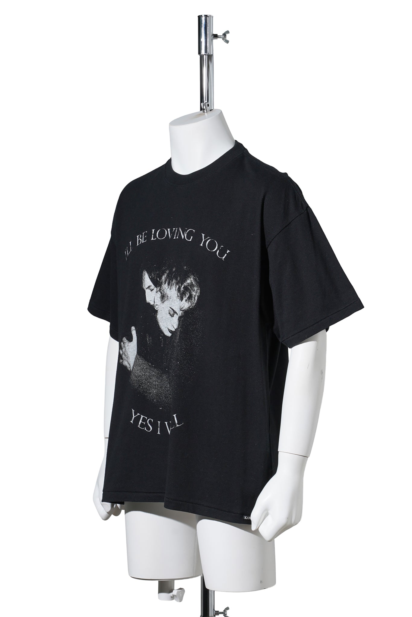 “LOVING” TEE T/C / BLACK