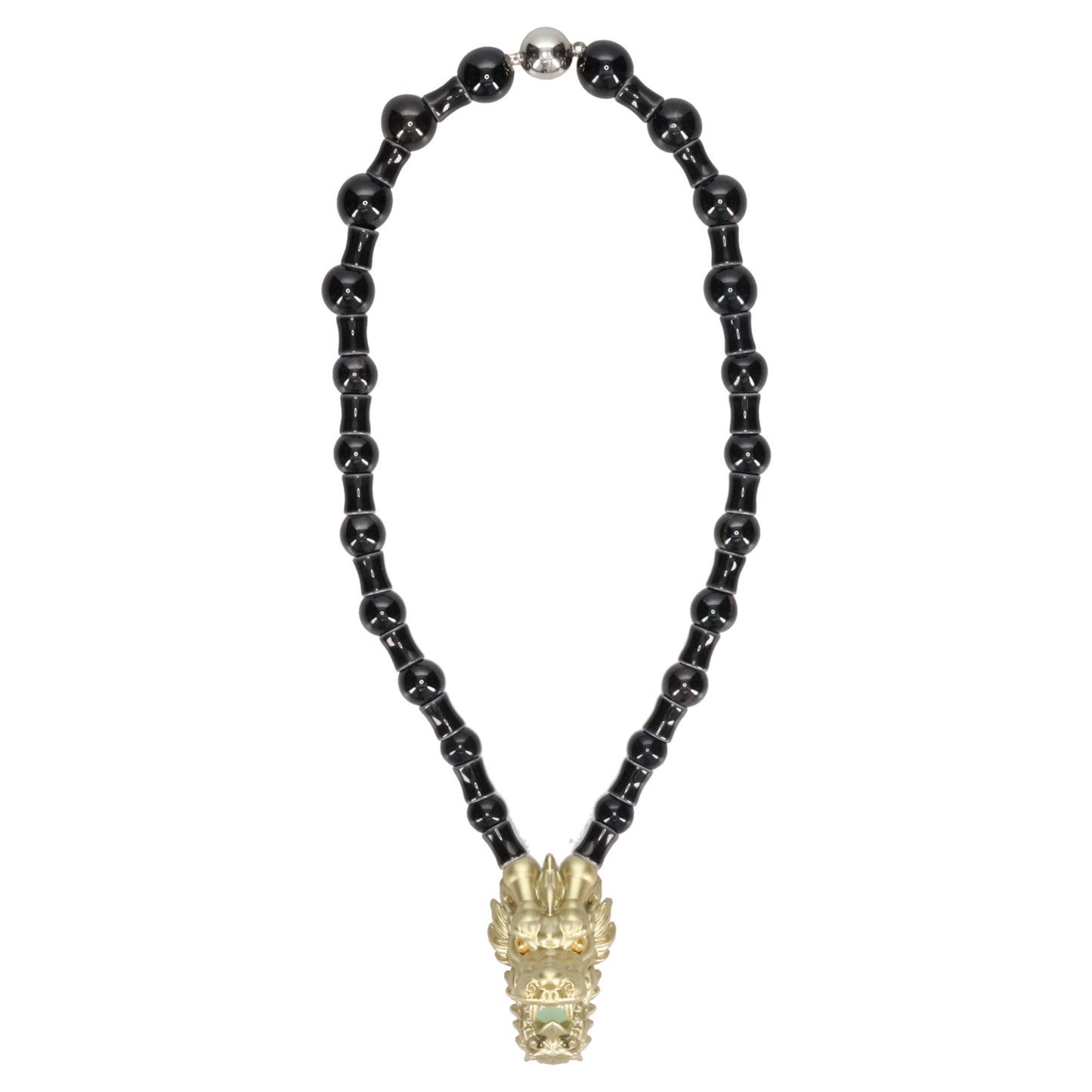 DRAGON NECKLACE / BLACK/GOLD