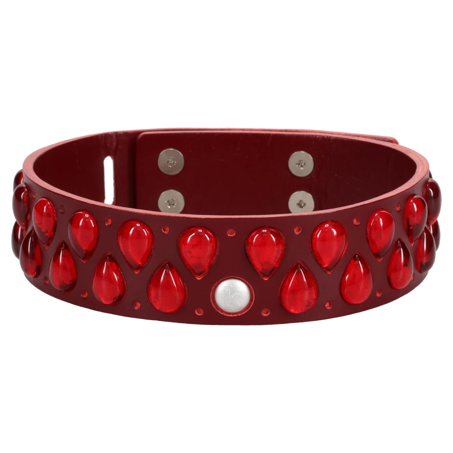 HEMATITE CHOKER / RED