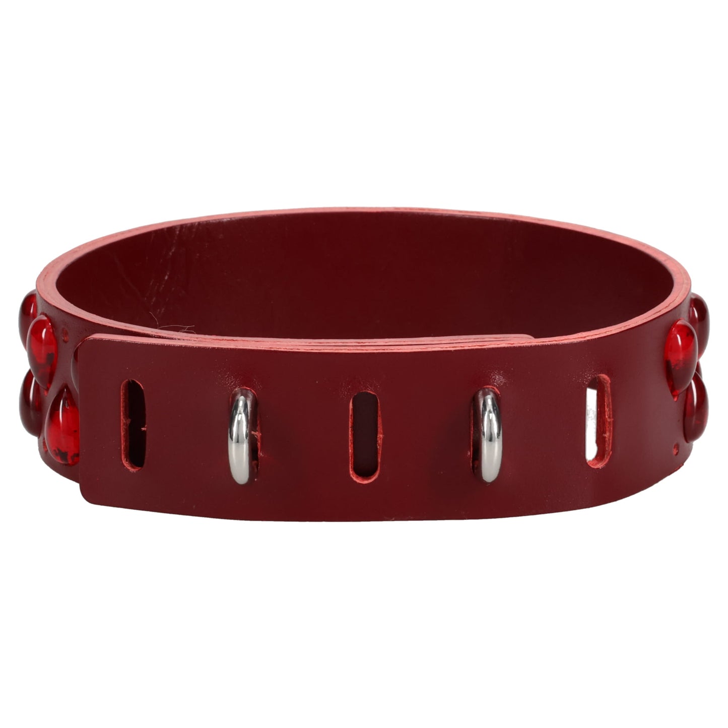 HEMATITE CHOKER / RED