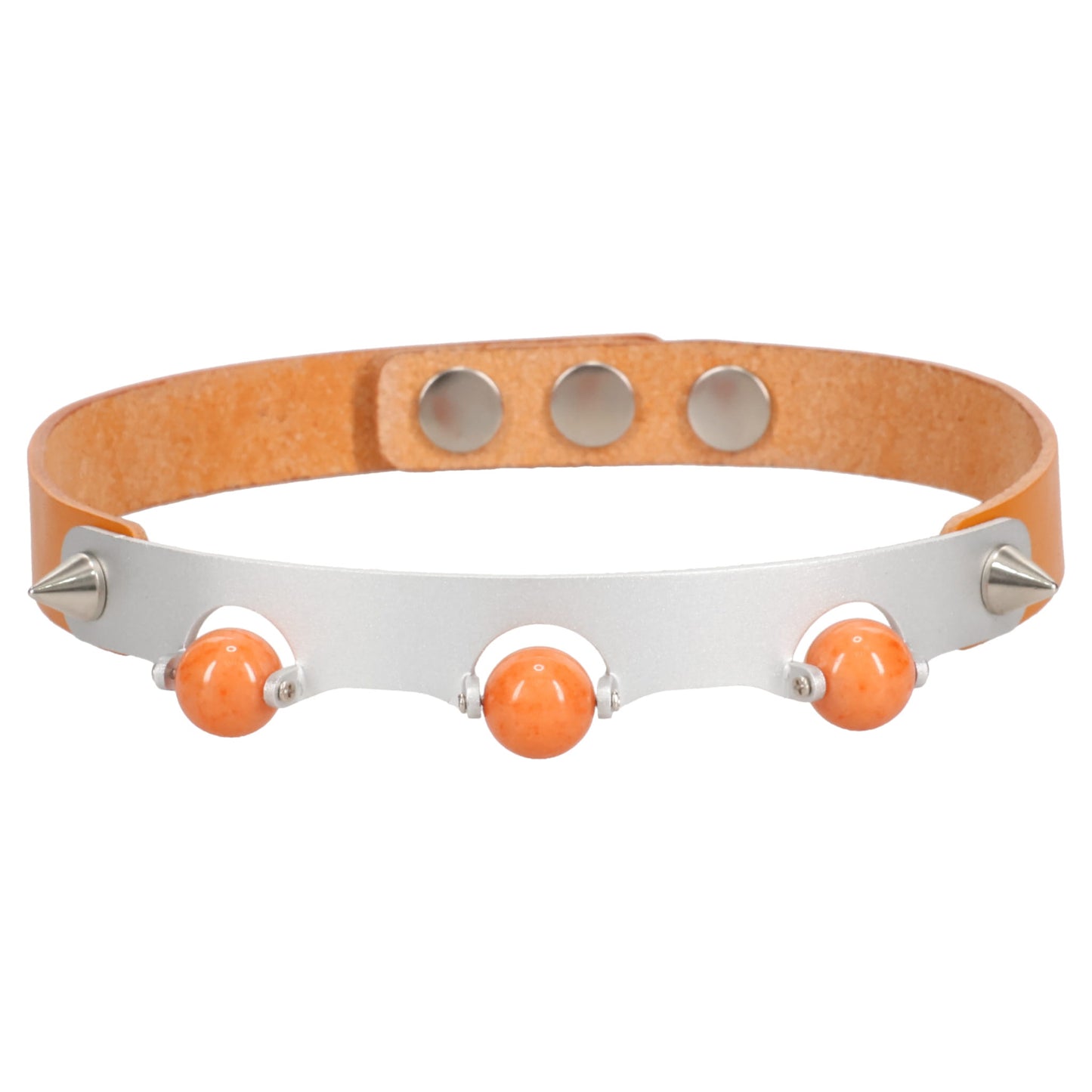 JADE NECKLACE / PERSIAN/ORANGE