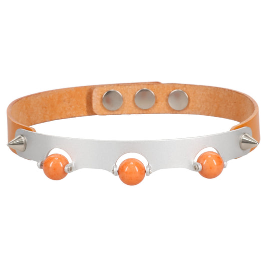 JADE NECKLACE / PERSIAN/ORANGE