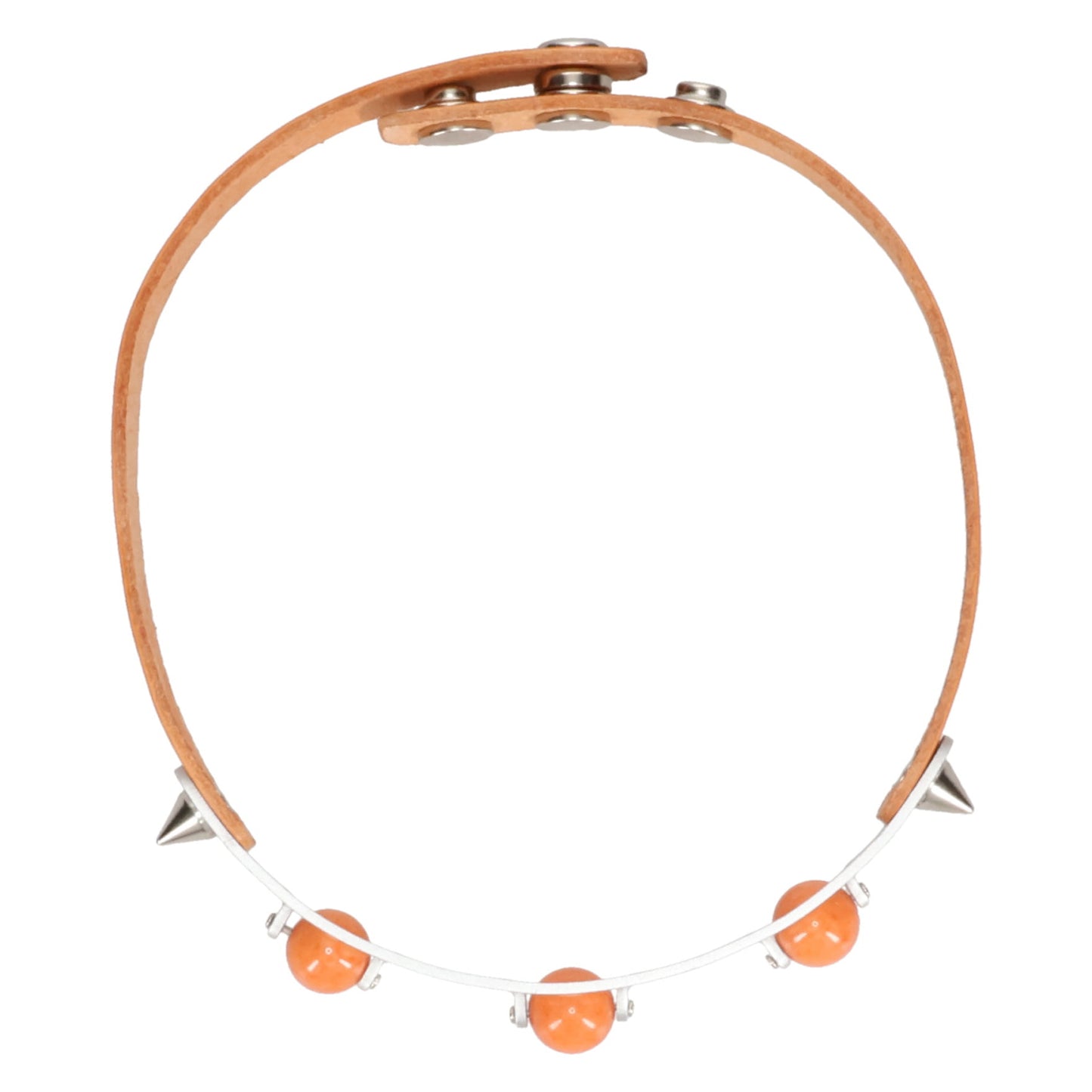 JADE NECKLACE / PERSIAN/ORANGE