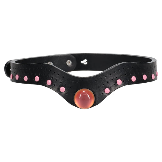 LILITH NECKLACE / BLACK/PINK