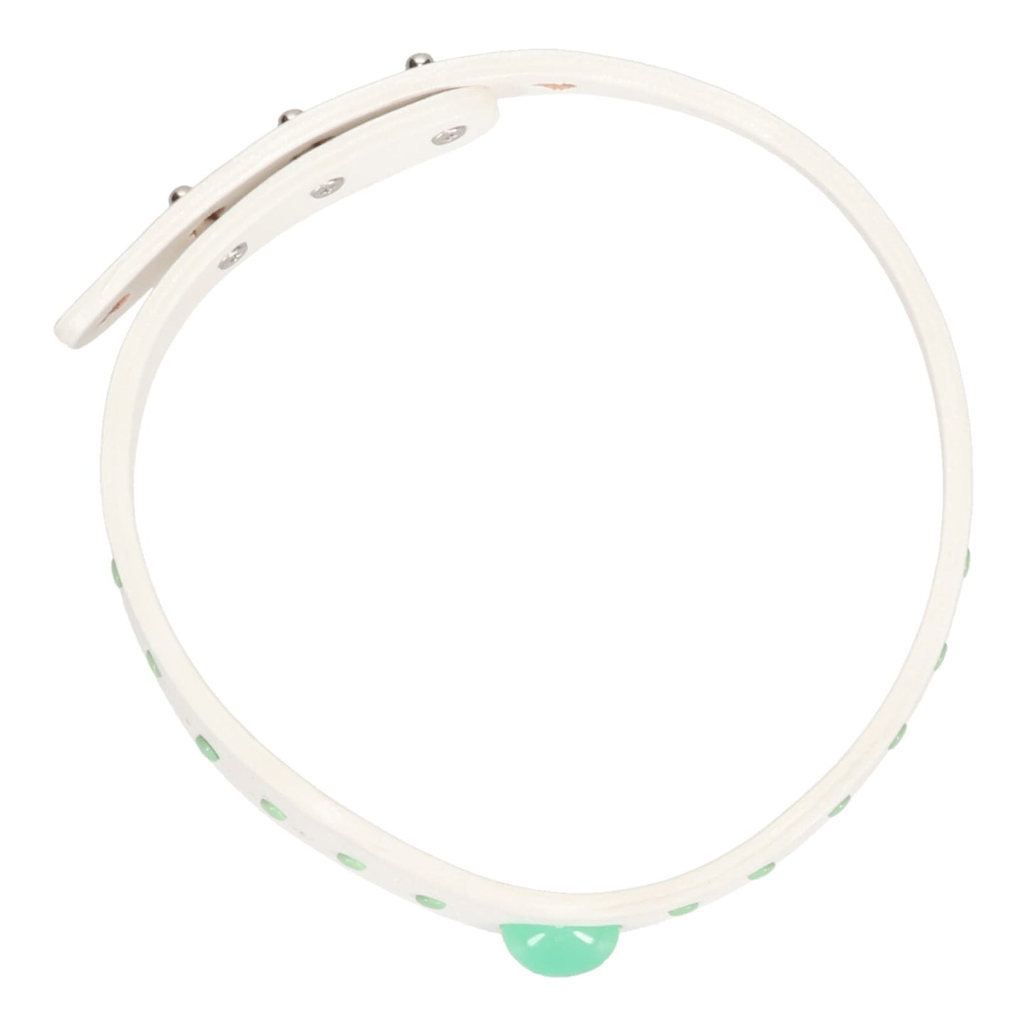 MEDUSA NECKLACE / WHITE/GREEN