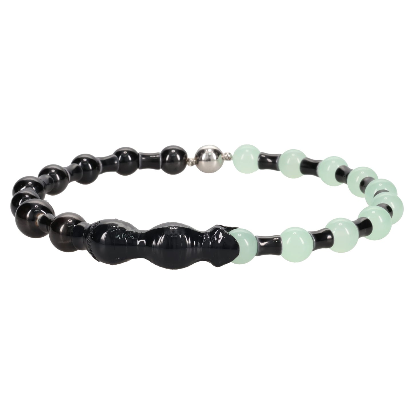 SERPENT NECKLACE / BLACK